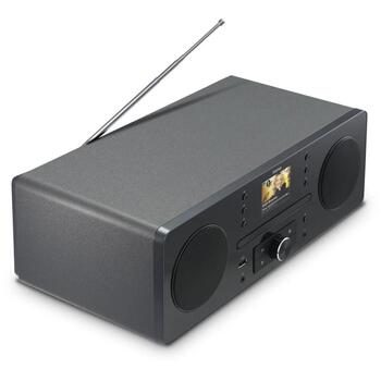 Hama цифровое радио 00054253, DAB+/FM, 10W RMS, 30 ячеек памяти, Bluetooth, USB, AUX, 2,4 дюйма TFT (00054253)