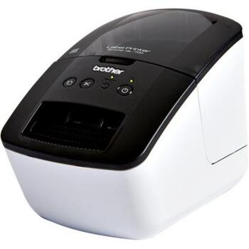 Brother QL-700 принтер этикеток QL700RF1, 300 x 300 DPI, 150 мм/с, черный/белый, автоматический резак, USB (QL700RF1)