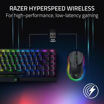 Razer Cobra Pro RZ01-04660100-R3G1, bezvadu optiskā spēļu pele, 30000 DPI, 8 pogas, 77 g, 2.4GHz/Bluetooth, RGB (RZ01-04660100-R3G1)