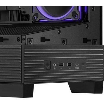 Asus корпус ПК A31 PLUS TG ARGB BLACK, Midi Tower, 511 мм глубина, 238 мм ширина, 435 мм высота, 2x 2.5