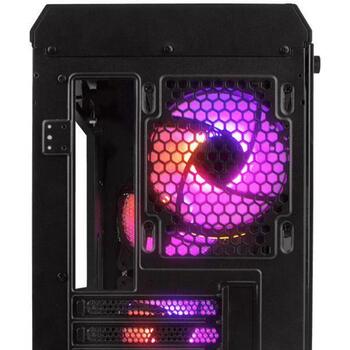 Genesis Datora korpuss IRID 505 ARGB NPC-1518, Mid Tower ATX, 4x120mm ARGB ventilatori, 7x2.5 collu, 2x3.5 collu, USB 3.0, USB 2.0 (NPC-1518)
