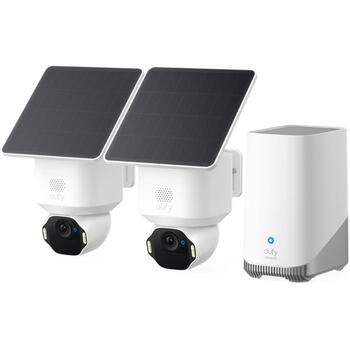Anker Eufy tīkla kamera SoloCam E42 E8173321, 2 gab., 8 MP, F/1.6, IP65, microSD 128 GB, 4K, Wi-Fi, kustību noteikšana (E8173321)