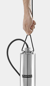 Karcher BP 4 Deep Well 1.645-421.0, 230V, 50Hz, 700W, 4.3bar, 43m, 4600l/h, 12m, 35°C, G1, 15m, nerūsējošais tērauds, pretvārsts (1.645-421.0)
