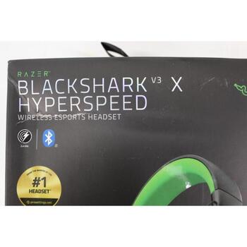 Razer BlackShark V3 X HyperSpeed austiņas RZ04-05420200-R3M1SO, bezvadu, virsauss, melnas, bojāts iepakojums (RZ04-05420200-R3M1SO)