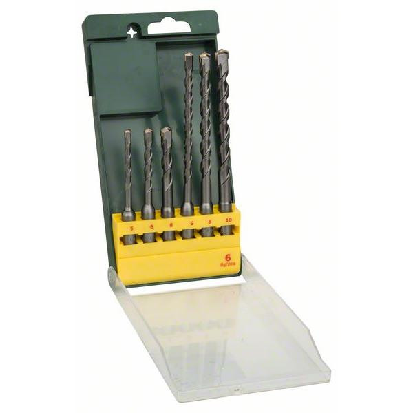 SDS plus urbju un kalta komplekts, 6 gab., augstas veiktspējas, 2607019447, BOSCH (2607019447)
