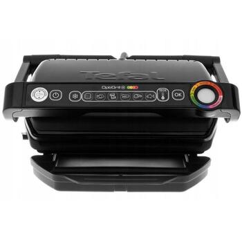 Tefal Kontaktgrils GC712834, 2000 W, melns, 600 cm², 6 automātiskās programmas, noņemamas plāksnes (GC712834)
