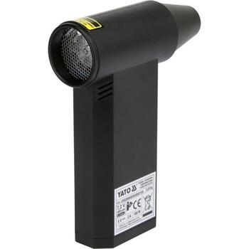 Yato gaisa pūtējs YT-82938, 135000 min⁻¹, 180 W, 180 g, 4 ātrumi, 120 min, Li-Ion 7.2 V, 4000 mAh, USB Type-C, ABS (YT-82938)