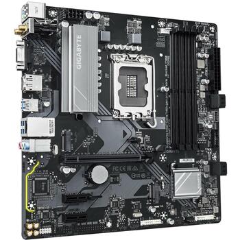 Gigabyte Mātesplate B760M D3HP WIFI6 1.0, atbalsta Intel Core 14. paaudzes CPU, 4+1+1 fāzes VRM, līdz 5600MHz DDR5, 2xPCIe 4.0 M.2 (B760M D3HP WIFI6 1.0)