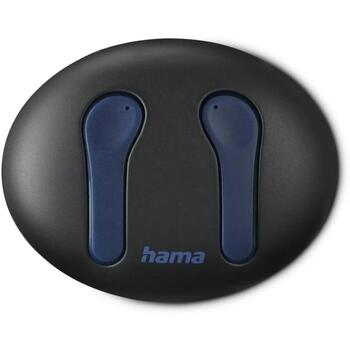 Hama Наушники 00184169, Bluetooth 5.3, ENC, до 16ч, беспроводная зарядка, LED индикатор батареи, Siri/Google Assistant (00184169)