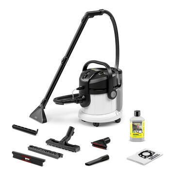 KARCHER SE 4 N1 1.081-155.0 многофункциональный мойно-пылесос для сухой и влажной уборки 1000 W бак 4 L бак грязной воды 4 L 8 m радиус 6 m кабель Белый (1.081-155.0)