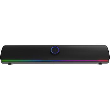 GENESIS Helium 312BT NCS-2185 колонка, 2.0 канала, 10 Вт, 100-20000 Гц, Bluetooth 5.2, USB, RGB подсветка, сенсорная панель (NCS-2185)