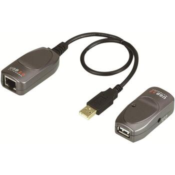 Aten USB paplašinātājs UCE260-AT-G, 60 m, USB 2.0, 480 Mbps, strāvas adapteris (UCE260-AT-G)