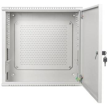 Lanberg WAF1-5203-06-00S 6U sienas servera skapis, 540x540x200mm, 60kg, IP20, pelēks (WAF1-5203-06-00S)