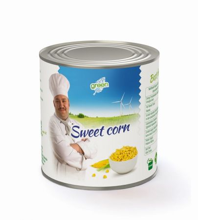 Kukurūza konservēta GREEN, 2650ml/2120g/ 1775g (450-17067)