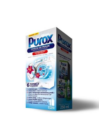 Veļas mašīnas tīrītājs PUROX Color, silver box, 250ml (400-10273)