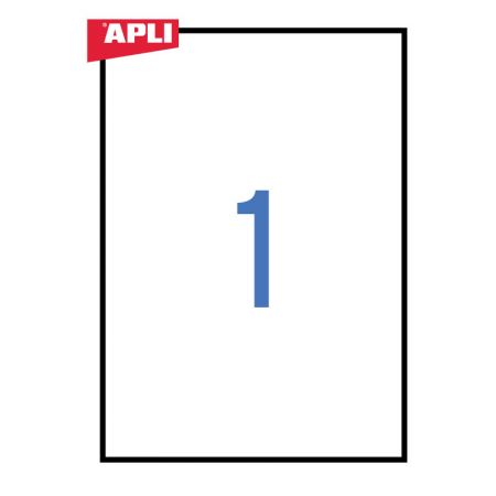 Uzlīmes APLI ILC ar izmēru 210x297mm, 100 loksnes/1 uzlīme loksnē (1281) (100-00406)