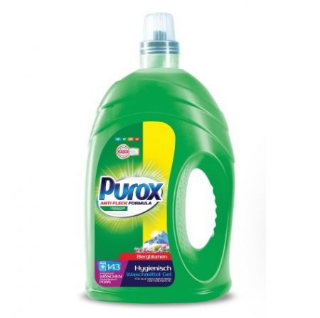 Veļas mazgāšanas līdzeklis PUROX Universal, Eco, HDPE, 143 mazg. reiz. 4.3l (400-09000)