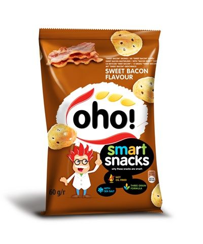 Čipsi Oho ar bekona garšu 60g (450-22890)