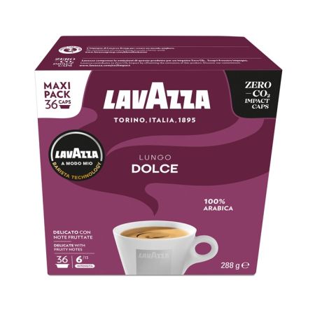 Kafijas kapsulas LAVAZZA, A Modo Mio Lungo Dolce, 288g (450-23407)
