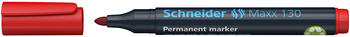 Noturīgais marķieris SCHNEIDER MAXX 130 konisks, 1-3 mm, sarkans (200-01425)
