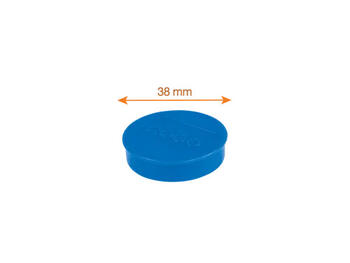Magnētiskās tāfeles magnēti Nobo 10 paciņās 38mm asorti 1.5kg (250-08567)