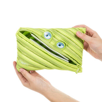 Penālis ZIPIT Wildlings Jumbo Pouch, ZTMJ-WD-ALI, zaļā krāsā (550-04964)