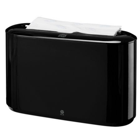 Salvešu turētājs TORK Xpress Countertop Multifold, 323 x 218 x 116 mm, melnā krāsā (400-01727)