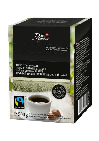Graudu cukurs DAN SUKKER, brūns, 500 g (450-00272)