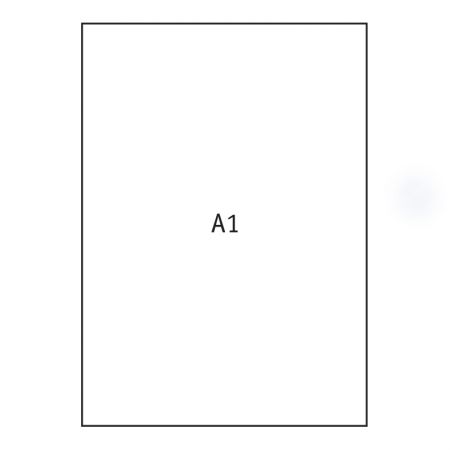 Papīrs rasēšanai Kreska A1 formāts, ar izmēru 605x860 mm, 170 g/m2, 20 gab./iepak. (100-07657)