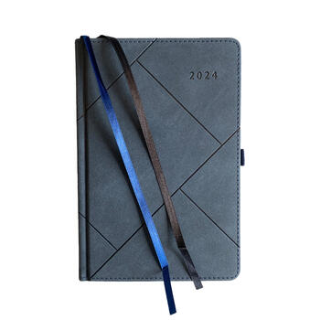 Plānotājs FASHION SPECIAL EDITION 2027, PU, A5, diena, tumši pelēka krāsa (Latviešu valodā) (100-08060)