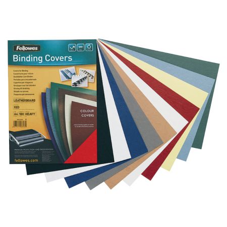 Apvāki iesiešanai FELLOWES Delta, A4, 250 g/m2, 100 gab./iepak., tumši zili (250-00182)