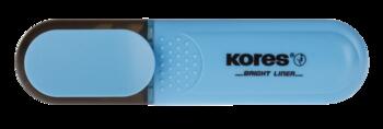 Teksta marķieris KORES BRIGHT LINER zils (200-07752)