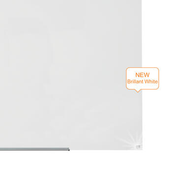 Magnētiska stikla tāfele NOBO DIAMOND 85' 188 x 106 cm, balta (250-06298)