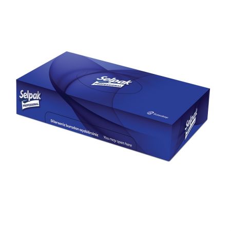 Kosmētiskās salvetes SELPAK PRO Premium, 3 slāņu, kastē, 50gab (400-07226)