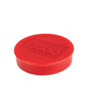Magnētiskās tāfeles magnēti Nobo 10 paciņās 38mm sarkani 1.5kg (250-08566)