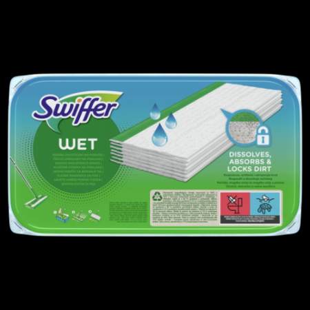 Swiffer Grīdas slotas Rezerve mitrā 10 gab/iepak. (400-07975)