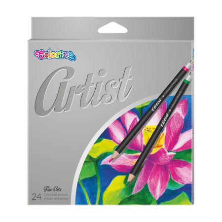 Krāsainie zīmuļi COLORINO Artist 24 krāsas (200-10615)