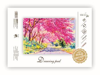 Zīmēšanas albums SMLT A3 formāts, 20 lapas,120 g/m2 (100-00251)