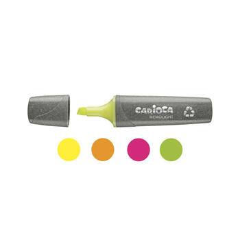 Marķieri CARIOCA ECOFAMILY MEMOLIGHT, 5mm, 4gab (200-13627)