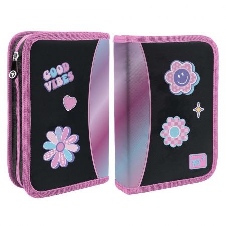 Cietais penālis ar vienu nodalījumu, bez atlokiem YES HP-02 Be Happy (550-08613)