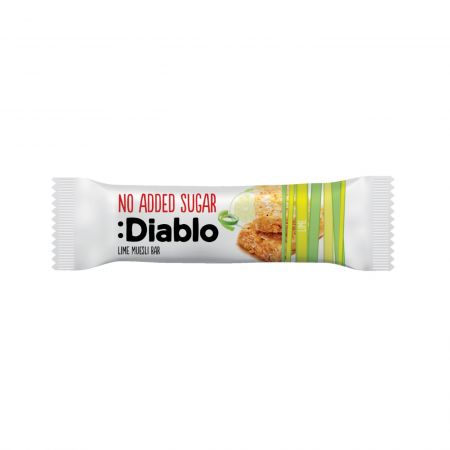 Musli batoniņš DIABLO, ar laimu, bez cukura, 30g (450-23137)