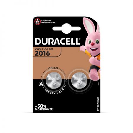 Baterija DURACELL 2016, 2 gab. (250-07292)