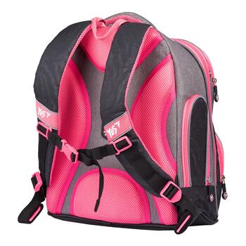 Mugursoma YES S-30 Juno Max Yes style, pelēka/melna (550-06258)