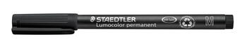 Noturīgais marķieris STAEDTLER kodoskopa plēvēm OHP 317M, 1 mm, melns (200-01511)
