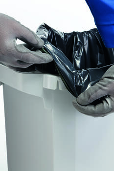 Atkritumu tvertne DURABIN® 60L taisnstūrveida, pelēka (vāciņš jāiegādājas atsevišķi) (400-09458)
