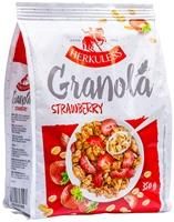 Granola  HERKULESS, grauzdēts muesli ar zemenēm, 0.350kg (450-06385)
