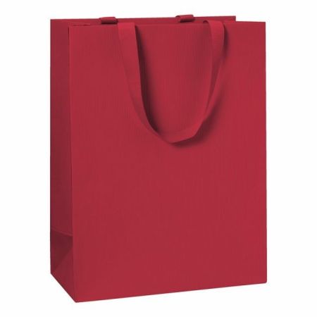 Papīra maisiņš 23 x 13 x H 30 cm, tumši sarkans, 1 gab. (150-04441)
