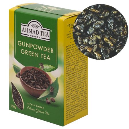 Beramā zaļā tēja AHMAD GUNPOWDER GREEN, 100 g (450-00526)
