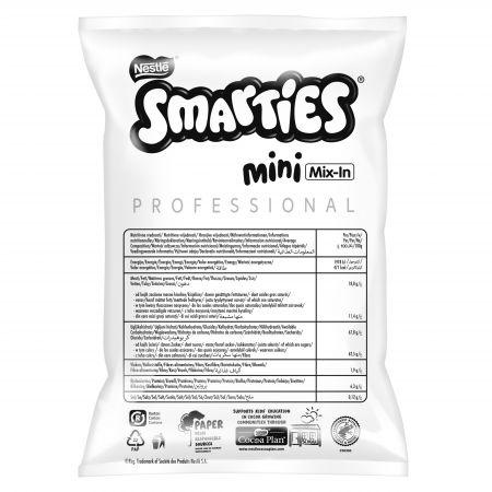 Pārslas, piena šokolāde kraukšķīgā cukura apvalkā SMARTIES, 500g (450-23205)