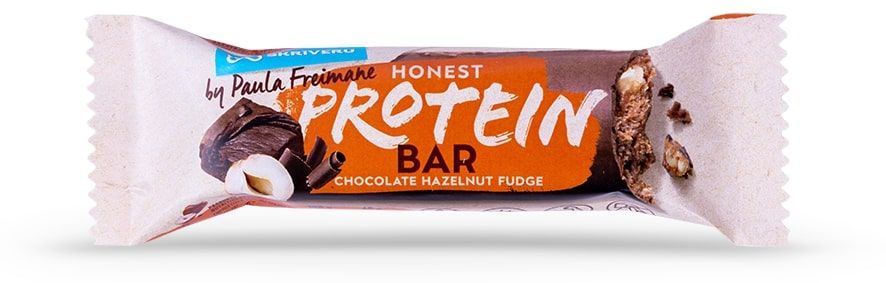 SKRĪVERU Batoniņš Fudge proteīna piena šokolādē 45g (450-13569)